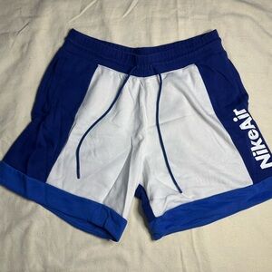 NikeAir Blue and White Men's Shorts